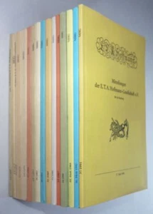 COMUNICACIONES DE E. T. A. HOFFMANN-GESELLSCHAFT BAMBERG, 16 cuadernos 1976-1991 - Imagen 1 de 12