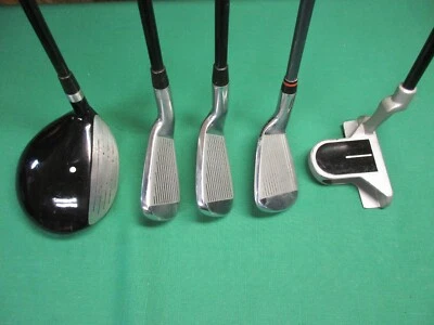 Voit XP Jr Golf Set - Driver, 7, 9 iron, SW, Putter, Bag/HC - For Youth 48"to54" - Image 1 of 4