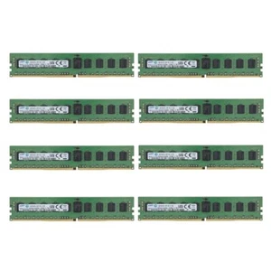 8 pcs Samsung 2133MHz 8GB RAM DDR4 PC4-2133P Server R-DIMM REG ECC Memory - Picture 1 of 4