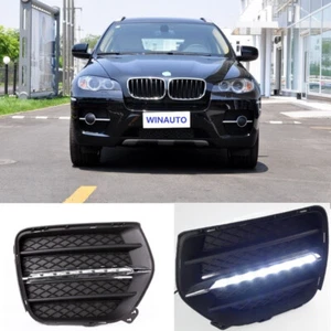 LED fog light daytime running light white light cover FOR BMW X6 E71 2009-2013 - Imagen 1 de 6