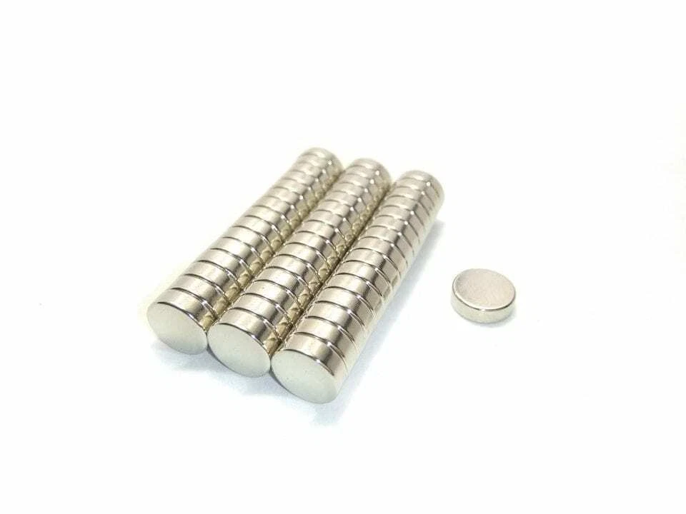 RADIAL MAGNETS Neodymium Magnet Disk Sensor N35SH D8mm x 2.5mm(A) - Price is per magnet