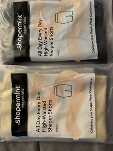 Lote de 2 pantalones cortos modeladores de cuerpo de cintura alta SHAPERMINT - Imagen 1 de 5