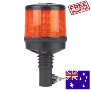 Roadvision LED Beacon Micro Revolver Dual 10-30V Amber DIN Pole Mount 43W 10 Fun - Picture 1 of 3