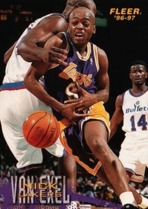 1996-97 Fleer Sprite #18 - Nick Van Exel - Los Angeles Lakers 96-459 - Picture 1 of 2