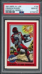 1991 G.I. Joe #126 Crimson Guard Immortal PSA 10 GEM MT - Bild 1 von 2