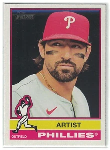 2025 Topps Heritage #315 Nick Castellanos Artista Filis Apodo Variación SSP - Imagen 1 de 2