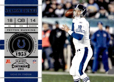 2011 Playoff Contenders #31 Peyton Manning - Image 1 of 2