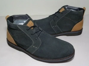 Nunn Bush Size 10 W Wide BARKLAY Grey Suede Chukka Boots New Men's Shoes - Picture 1 of 12