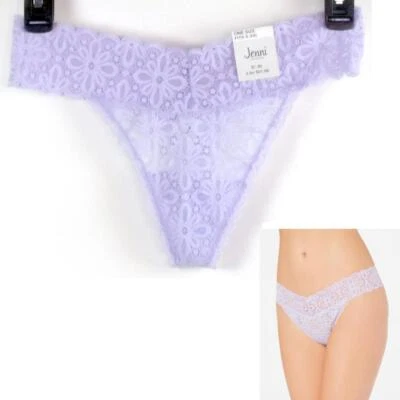 Womens Jenni Lace Thong OS Fits S-XXL Choose Color New Panty - Image 1 of 4