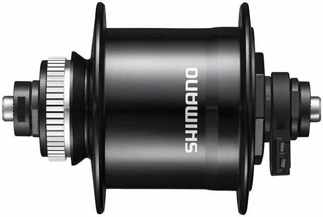 Shimano Metrea DH-UR700-3D Dynamo Front Hub - QR x 100mm, Center-Lock, Black, 32 - Image 1 of 1