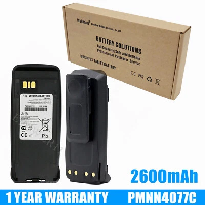 New Radio Battery For Motorola XPR6300 XPR6350 XPR6380 XPR6550 XPR6580 PMNN4077C - Image 1 of 4