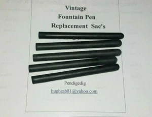 Vintage Fountain Pen Ink Sac Bladders x 5 - Picture 1 of 4