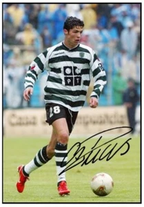 874. Signed Cristiano Ronaldo Sporting Lisbon Picture 2 (PRINTED AUTOGRAPH A4) - Picture 1 of 1
