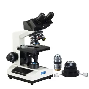OMAX 40X-2500X Microscopio LED composto da 3 megapixel fotocamera digitale olio campo scuro - Foto 1 di 8