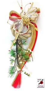 New Year's decorations Shimenawa wreath 鶴華耀 TURUKAYOU W240 H660 D85 mm 13500 - Picture 1 of 5