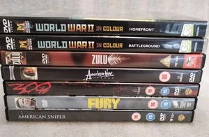 War Film DVD Bundle WW2 WW1 ❤️ GC 7x Films - Imagen 1 de 9