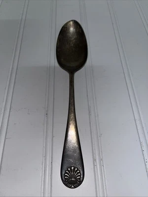 Старинная винтажная ложка Wm Roger's AA SHELL с узором 1890 г. с покрытием из сахарной скорлупы - Изображение 1 из 3