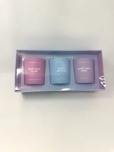 Jill Zarin Home Manifestation Crystal Manifestation Soy Wax Candles Set of 3 - Picture 1 of 12