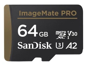 SanDisk SDSQXBZ-064G-AWCKA 64GB ImageMate PRO microSDXC UHS-1 Memory Card with - Picture 1 of 1