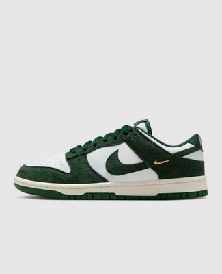 W Nike Dunk Low Mini Swoosh Gorge Green Summit White Gold Sail IB4417-100 Foto 1 de 4
