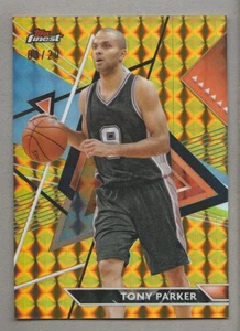 2023-24 Topps Finest Basketball Gold Refractors #139 Tony Parker UC /25 - Bild 1 von 2