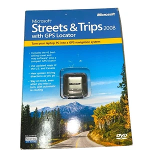Microsoft Streets & Trips 2008 (PC) BOX GPS Locator Verwandeln Laptop in Navigation - Bild 1 von 5