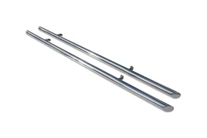 Barras laterales de acero inoxidable con luces descendentes para Mercedes Citan Traveliner MWB LWB 2012+ - Imagen 1 de 12
