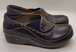 Zapatos sin cordones Spring Step LArtiste Burbank para mujer talla 38 bordados florales - Imagen 1 de 11