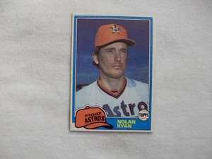 1981 TOPPS # 240 NOLAN RYAN  HOUSTON ASTROS - Picture 1 of 2