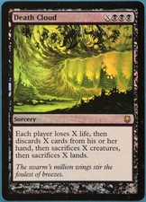 Death Cloud FOIL Darksteel NM Black Rare MAGIC MTG CARD (ID# 237747) ABUGames