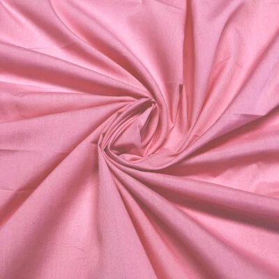 Plain Polycotton Fabric Dress Craft 60 Colours Poly Cotton Bunting Lining - Image 1 of 4