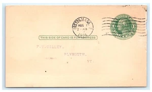 Cartolina Florence Cilley Store Plymouth VT Boston Post Newsdealer 1924 A13 - Foto 1 di 2