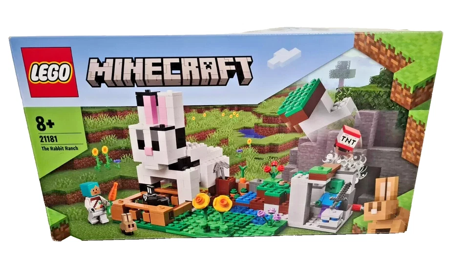 Lego 21181 Minecraft: The Rabbit Ranch (21181) - Brand New & Sealed - Retired - Image 1 of 1