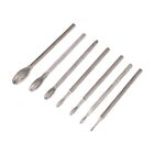 Complete 7Pcs Oval Diamond Grinding Head Kit For Carving And Polishing Projects