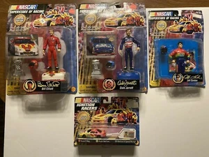 Vintage Lot of 4 NASCAR Factory Sealed Cars Figurines Racing Gordon Labonte #2 - Picture 1 of 12
