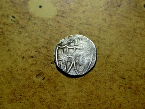 Nice 1649-1658 England Commonwealth 1 Penny Silver Coin Oliver Cromwell D11 - Picture 1 of 2