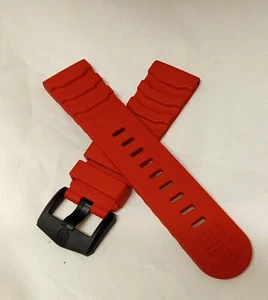 Luminox 3600 3800 Series Uhrenarmband 24mm rot FP3800.30B Silikon A58 Neu - Bild 1 von 5
