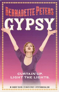 GYPSY ~Original Musical Stephen Sondheim Broadway Poster ~Bernadette Peters~ - Picture 1 of 1