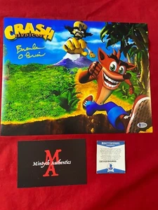 FOTO 11x14 BRENDAN O'BRIEN AUTOGRAFATA FIRMATA! CRASH BANDICOOT! BECKETT COA! - Foto 1 di 1