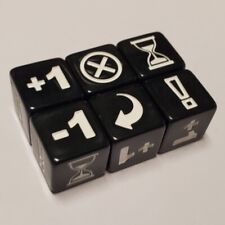 6x Universal CCG & Tabletop Symbol Counter Dice: Thousands of Uses For Games!