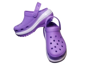 Crocs Classic Mega Crush Clog Platform Unisex Size M8/W10 Galaxy Purple NEW - Picture 1 of 6