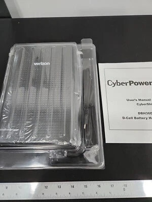 CyberPower CyberShield DBH36D12V D-Cell Battery Holder supply adapter Verizon - Image 1 of 4
