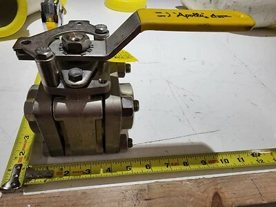 Apollo 1-1/2" 86A-207-01 Ball Valve Stainless Steel Full Port Socket Weld NeW  - Image 1 of 3