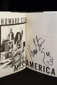 Howard Stern Autographed Ms America w-RARE Caricature JSA CERTIFIED - Picture 1 of 11