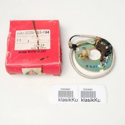 Conjunto de placas de punto de contacto genuino Honda TL125 S 1976 XL100 XL125 CT125 1977 Foto 1 de 4