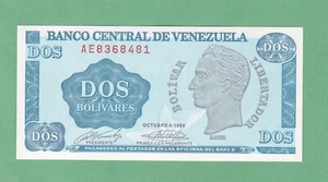 Venezuela 2 Bolivares Notes P-69 UNCIRCULATED - Picture 1 of 2