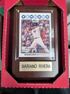 MLB - Mariano Rivera NY Yankees Sports Card on Wooden Plaque - Picture 1 of 1