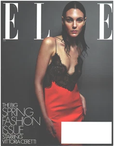 ELLE Magazine March 2024 Vittoria Ceretti The Big Spring Fashion Issue - Picture 1 of 1