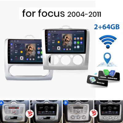 DAB+ Für Ford Focus MK2 MK II 2004-2011 Android 14 Autoradio GPS 2G+64G CarPlay - Bild 1 von 4