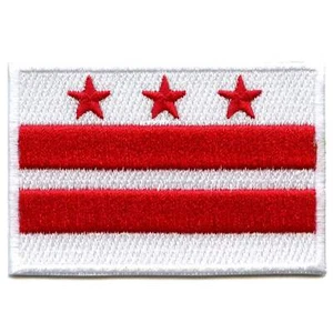 Washington Football College Patch Team Colors Flag Embroidered Iron On Patch - Picture 1 of 2